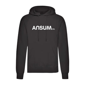 Ladies ANSUMco. Black Unisex Heavy Blend Hoodie Gildan 18500 Ansumco.