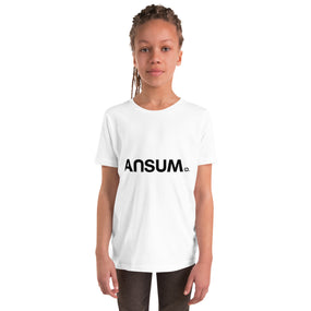 Ansumco. Girls White T-Shirt Ansumco.