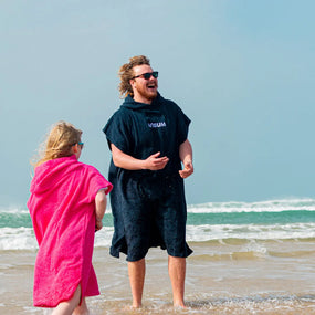 Ansumco. Kid's Changing Towel Poncho - Flamingo Pink ansum.co