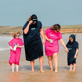 Ansumco. Kid's Changing Towel Poncho - Navy ansum.co