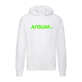 Ansumco. Classic White Hoodie ansum.co