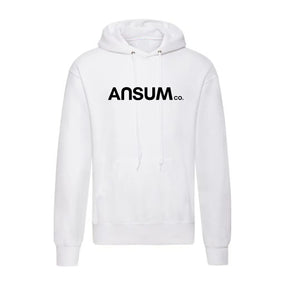 Ansumco. Essentials White Hoodie ansum.co