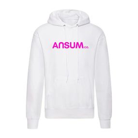 Ansumco. Essentials White Hoodie ansum.co